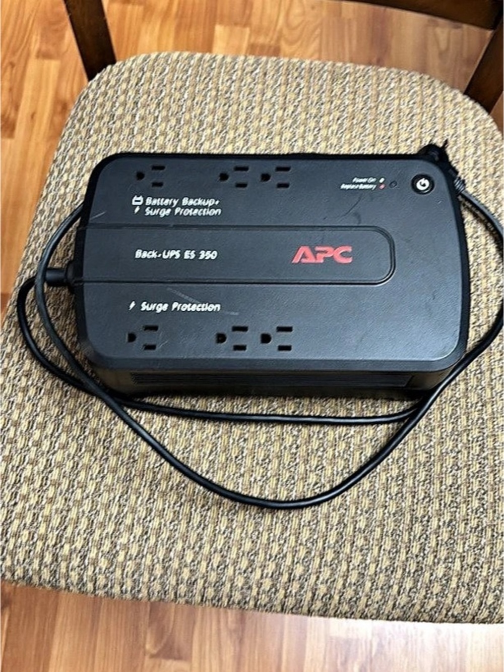 APC Back-UPS ES 350 350VA Battery Backup UPS Battery Backup + Surge Protection